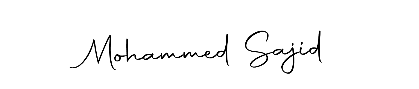 Design your own signature with our free online signature maker. With this signature software, you can create a handwritten (Autography-DOLnW) signature for name Mohammed Sajid. Mohammed Sajid signature style 10 images and pictures png