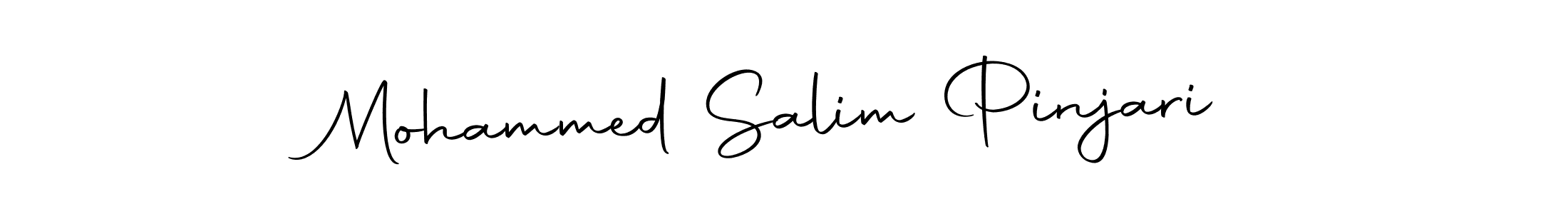 Make a short Mohammed Salim Pinjari signature style. Manage your documents anywhere anytime using Autography-DOLnW. Create and add eSignatures, submit forms, share and send files easily. Mohammed Salim Pinjari signature style 10 images and pictures png