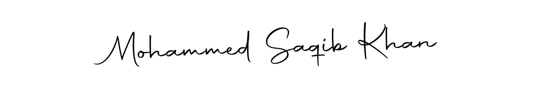 You can use this online signature creator to create a handwritten signature for the name Mohammed Saqib Khan. This is the best online autograph maker. Mohammed Saqib Khan signature style 10 images and pictures png