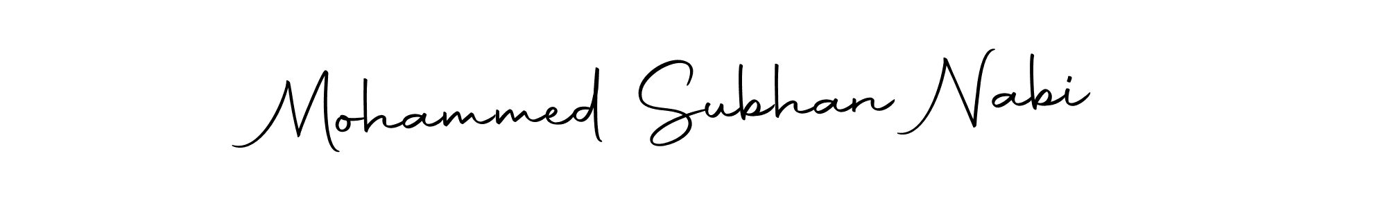 Make a beautiful signature design for name Mohammed Subhan Nabi. Use this online signature maker to create a handwritten signature for free. Mohammed Subhan Nabi signature style 10 images and pictures png