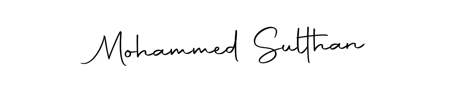 How to make Mohammed Sulthan name signature. Use Autography-DOLnW style for creating short signs online. This is the latest handwritten sign. Mohammed Sulthan signature style 10 images and pictures png