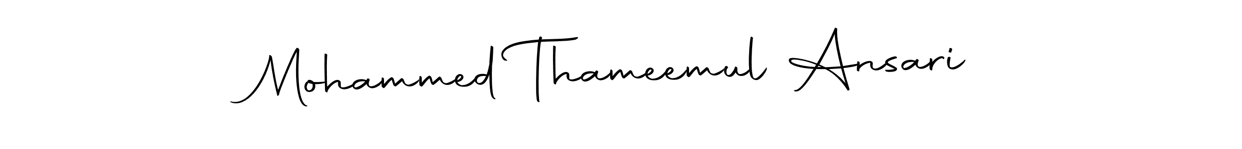 You can use this online signature creator to create a handwritten signature for the name Mohammed Thameemul Ansari. This is the best online autograph maker. Mohammed Thameemul Ansari signature style 10 images and pictures png