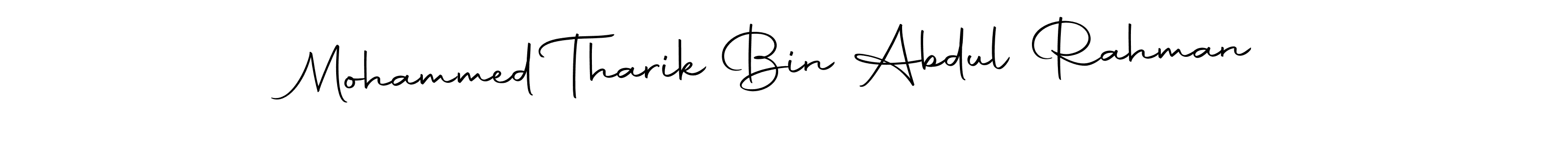Design your own signature with our free online signature maker. With this signature software, you can create a handwritten (Autography-DOLnW) signature for name Mohammed Tharik Bin Abdul Rahman. Mohammed Tharik Bin Abdul Rahman signature style 10 images and pictures png