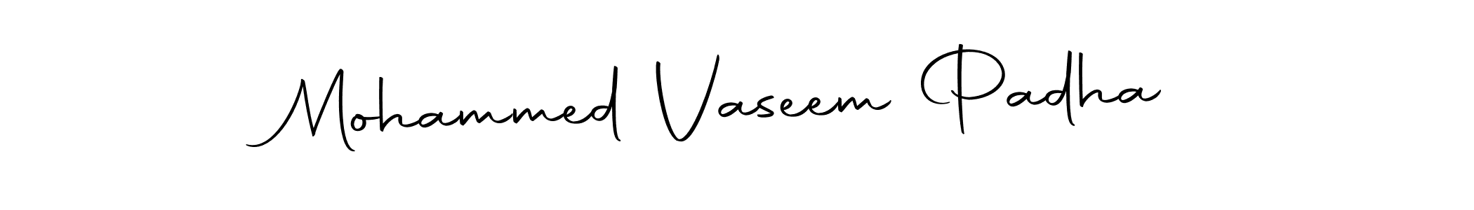 if you are searching for the best signature style for your name Mohammed Vaseem Padha. so please give up your signature search. here we have designed multiple signature styles  using Autography-DOLnW. Mohammed Vaseem Padha signature style 10 images and pictures png