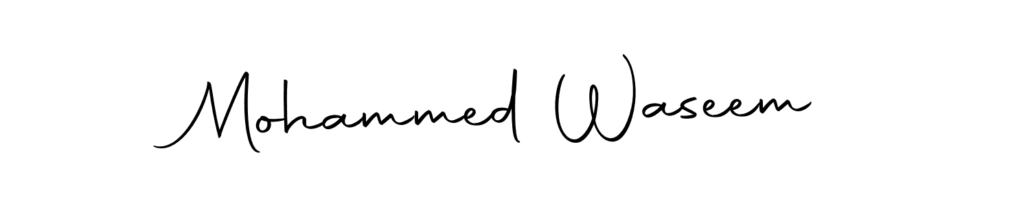 Mohammed Waseem stylish signature style. Best Handwritten Sign (Autography-DOLnW) for my name. Handwritten Signature Collection Ideas for my name Mohammed Waseem. Mohammed Waseem signature style 10 images and pictures png