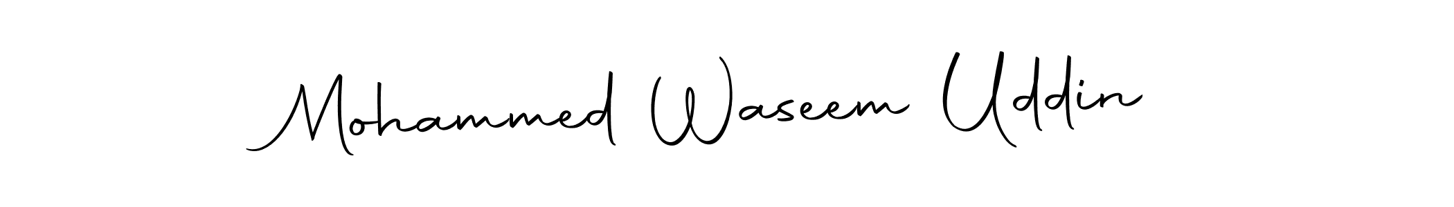 How to make Mohammed Waseem Uddin signature? Autography-DOLnW is a professional autograph style. Create handwritten signature for Mohammed Waseem Uddin name. Mohammed Waseem Uddin signature style 10 images and pictures png