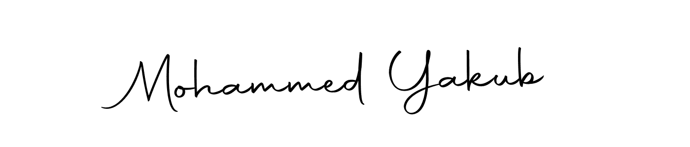 How to make Mohammed Yakub name signature. Use Autography-DOLnW style for creating short signs online. This is the latest handwritten sign. Mohammed Yakub signature style 10 images and pictures png