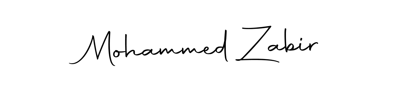 Use a signature maker to create a handwritten signature online. With this signature software, you can design (Autography-DOLnW) your own signature for name Mohammed Zabir. Mohammed Zabir signature style 10 images and pictures png