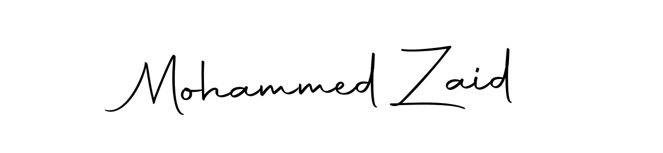 Design your own signature with our free online signature maker. With this signature software, you can create a handwritten (Autography-DOLnW) signature for name Mohammed Zaid. Mohammed Zaid signature style 10 images and pictures png