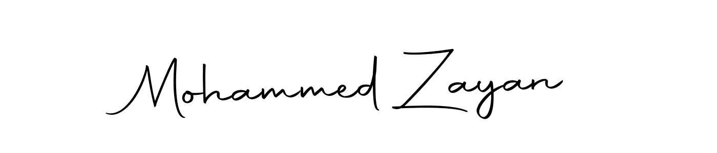 Make a beautiful signature design for name Mohammed Zayan. With this signature (Autography-DOLnW) style, you can create a handwritten signature for free. Mohammed Zayan signature style 10 images and pictures png