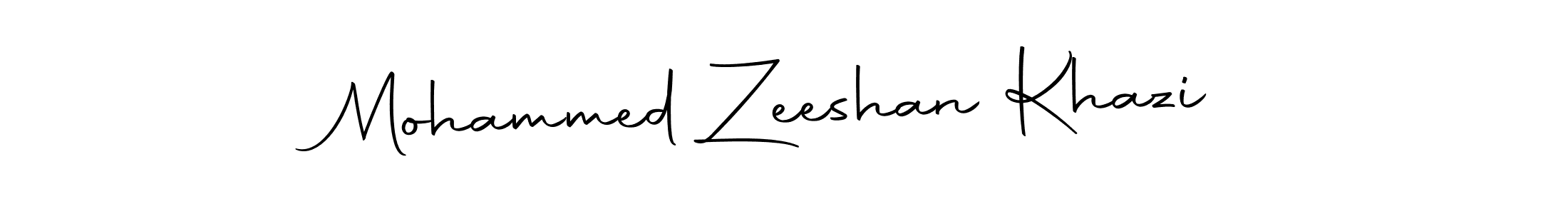 You should practise on your own different ways (Autography-DOLnW) to write your name (Mohammed Zeeshan Khazi) in signature. don't let someone else do it for you. Mohammed Zeeshan Khazi signature style 10 images and pictures png