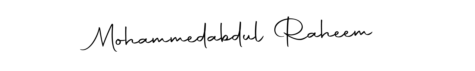 Here are the top 10 professional signature styles for the name Mohammedabdul Raheem. These are the best autograph styles you can use for your name. Mohammedabdul Raheem signature style 10 images and pictures png