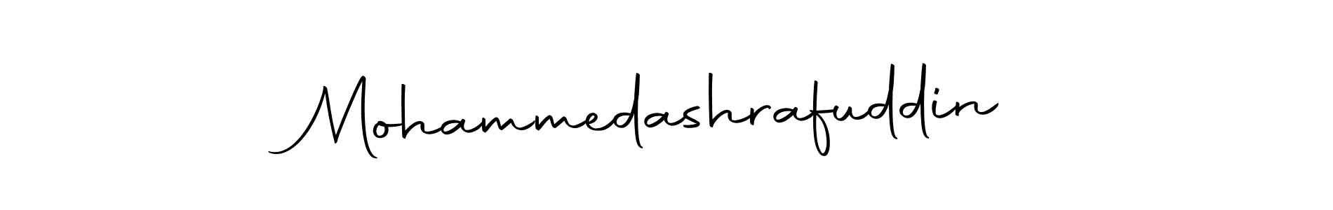 Also we have Mohammedashrafuddin name is the best signature style. Create professional handwritten signature collection using Autography-DOLnW autograph style. Mohammedashrafuddin signature style 10 images and pictures png