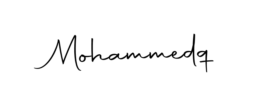 You should practise on your own different ways (Autography-DOLnW) to write your name (Mohammedq) in signature. don't let someone else do it for you. Mohammedq signature style 10 images and pictures png