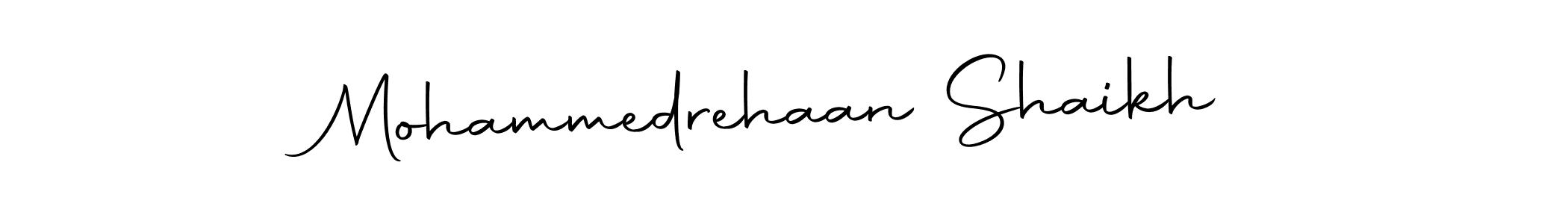 Design your own signature with our free online signature maker. With this signature software, you can create a handwritten (Autography-DOLnW) signature for name Mohammedrehaan Shaikh. Mohammedrehaan Shaikh signature style 10 images and pictures png