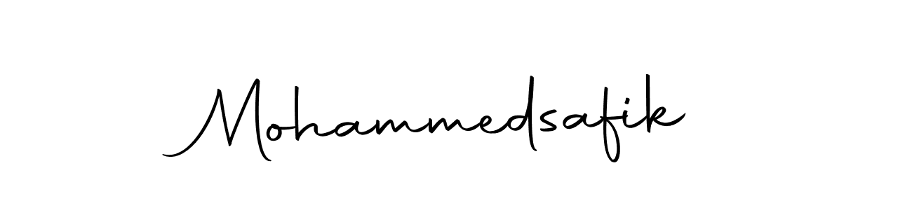 Make a beautiful signature design for name Mohammedsafik. With this signature (Autography-DOLnW) style, you can create a handwritten signature for free. Mohammedsafik signature style 10 images and pictures png
