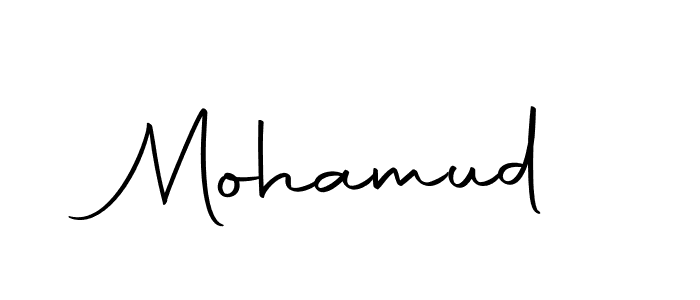 Create a beautiful signature design for name Mohamud. With this signature (Autography-DOLnW) fonts, you can make a handwritten signature for free. Mohamud signature style 10 images and pictures png