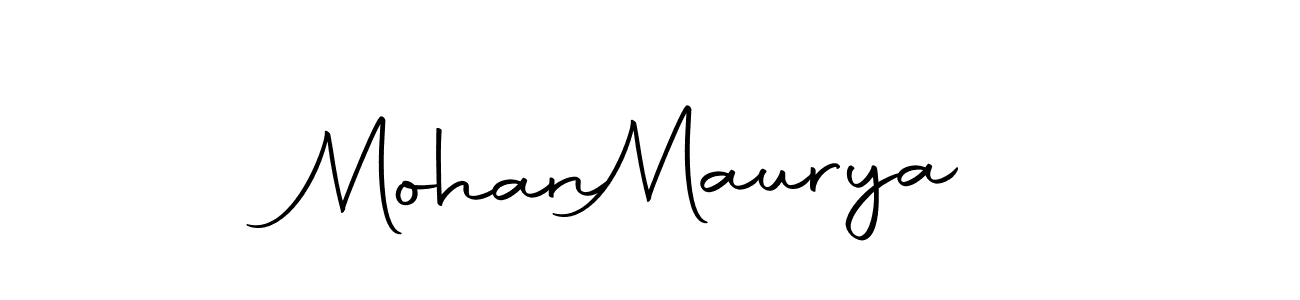 You can use this online signature creator to create a handwritten signature for the name Mohan  Maurya. This is the best online autograph maker. Mohan  Maurya signature style 10 images and pictures png