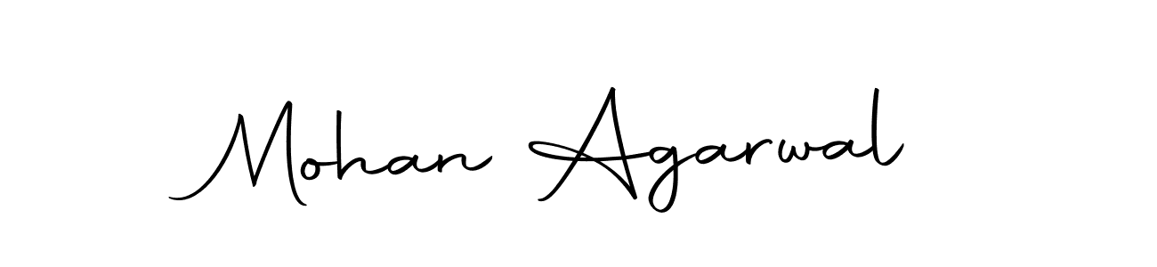 How to make Mohan Agarwal signature? Autography-DOLnW is a professional autograph style. Create handwritten signature for Mohan Agarwal name. Mohan Agarwal signature style 10 images and pictures png