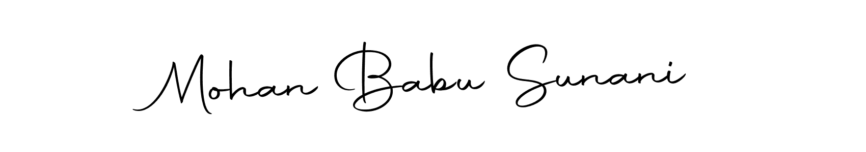 This is the best signature style for the Mohan Babu Sunani name. Also you like these signature font (Autography-DOLnW). Mix name signature. Mohan Babu Sunani signature style 10 images and pictures png