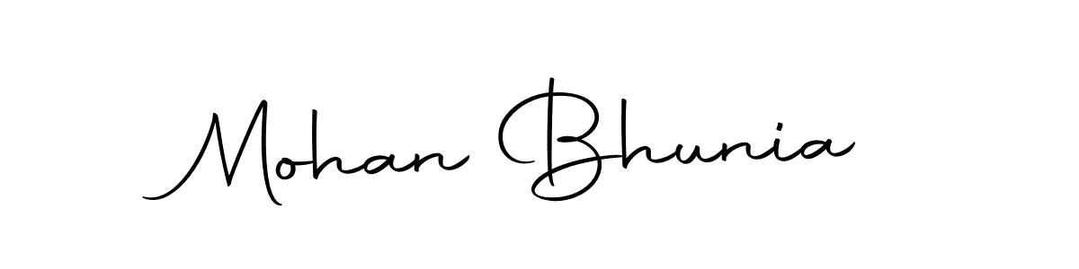 Use a signature maker to create a handwritten signature online. With this signature software, you can design (Autography-DOLnW) your own signature for name Mohan Bhunia. Mohan Bhunia signature style 10 images and pictures png