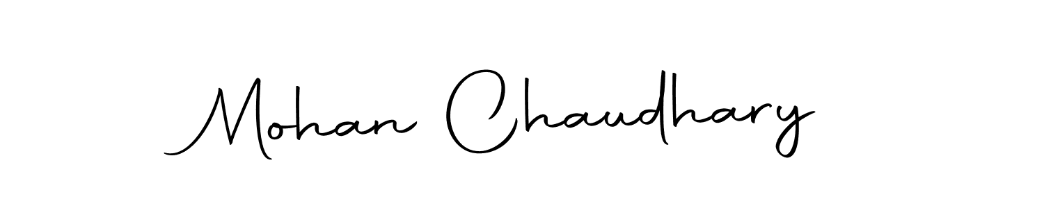 Make a beautiful signature design for name Mohan Chaudhary. Use this online signature maker to create a handwritten signature for free. Mohan Chaudhary signature style 10 images and pictures png