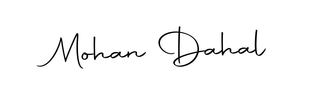 Design your own signature with our free online signature maker. With this signature software, you can create a handwritten (Autography-DOLnW) signature for name Mohan Dahal. Mohan Dahal signature style 10 images and pictures png