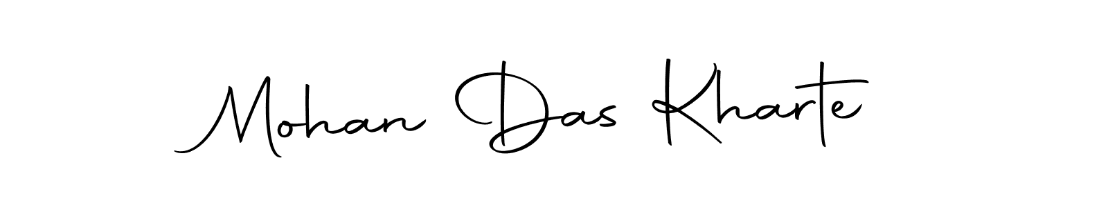 Also we have Mohan Das Kharte name is the best signature style. Create professional handwritten signature collection using Autography-DOLnW autograph style. Mohan Das Kharte signature style 10 images and pictures png