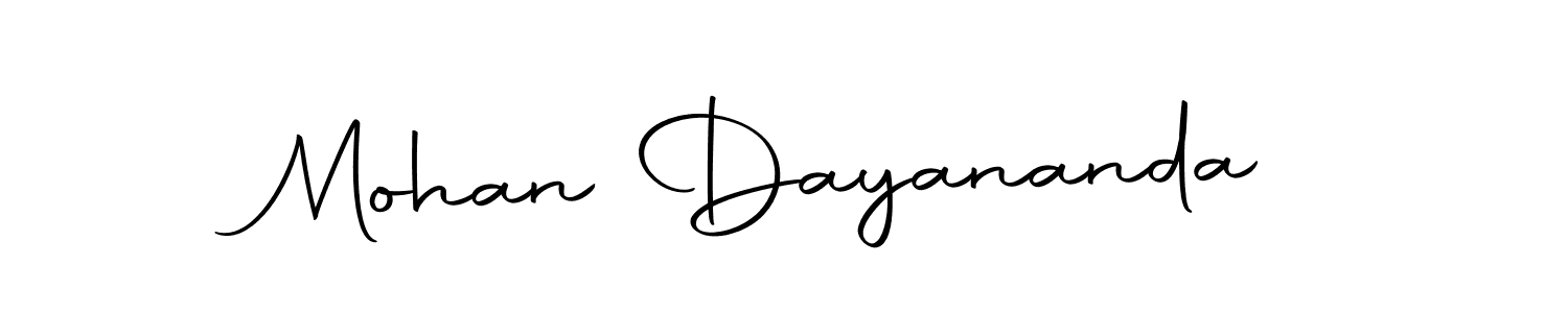Make a short Mohan Dayananda signature style. Manage your documents anywhere anytime using Autography-DOLnW. Create and add eSignatures, submit forms, share and send files easily. Mohan Dayananda signature style 10 images and pictures png