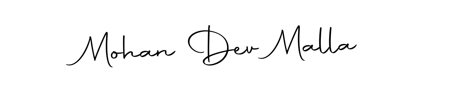 Mohan Dev Malla stylish signature style. Best Handwritten Sign (Autography-DOLnW) for my name. Handwritten Signature Collection Ideas for my name Mohan Dev Malla. Mohan Dev Malla signature style 10 images and pictures png