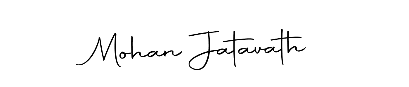 Create a beautiful signature design for name Mohan Jatavath. With this signature (Autography-DOLnW) fonts, you can make a handwritten signature for free. Mohan Jatavath signature style 10 images and pictures png