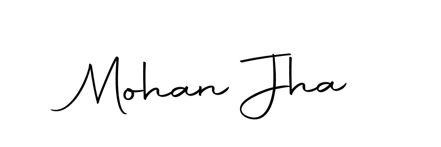 Design your own signature with our free online signature maker. With this signature software, you can create a handwritten (Autography-DOLnW) signature for name Mohan Jha. Mohan Jha signature style 10 images and pictures png