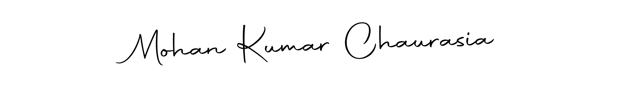 Make a beautiful signature design for name Mohan Kumar Chaurasia. With this signature (Autography-DOLnW) style, you can create a handwritten signature for free. Mohan Kumar Chaurasia signature style 10 images and pictures png