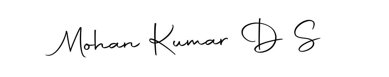 Design your own signature with our free online signature maker. With this signature software, you can create a handwritten (Autography-DOLnW) signature for name Mohan Kumar D S. Mohan Kumar D S signature style 10 images and pictures png