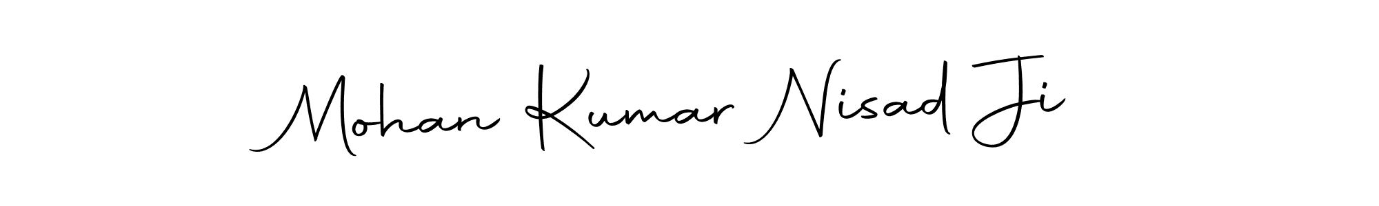 This is the best signature style for the Mohan Kumar Nisad Ji name. Also you like these signature font (Autography-DOLnW). Mix name signature. Mohan Kumar Nisad Ji signature style 10 images and pictures png