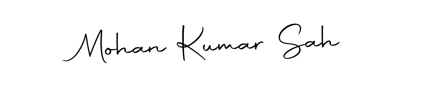 Create a beautiful signature design for name Mohan Kumar Sah. With this signature (Autography-DOLnW) fonts, you can make a handwritten signature for free. Mohan Kumar Sah signature style 10 images and pictures png