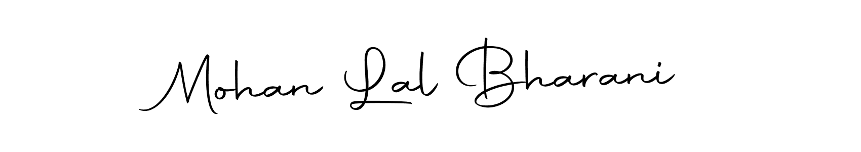 if you are searching for the best signature style for your name Mohan Lal Bharani. so please give up your signature search. here we have designed multiple signature styles  using Autography-DOLnW. Mohan Lal Bharani signature style 10 images and pictures png