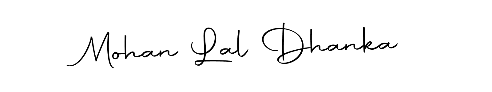 Use a signature maker to create a handwritten signature online. With this signature software, you can design (Autography-DOLnW) your own signature for name Mohan Lal Dhanka. Mohan Lal Dhanka signature style 10 images and pictures png