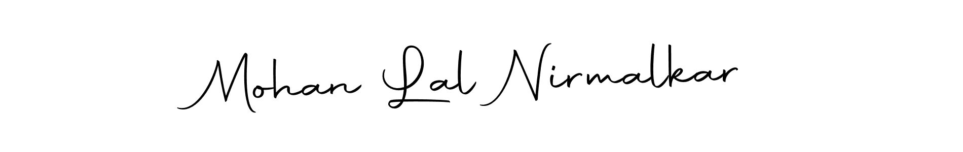 Make a beautiful signature design for name Mohan Lal Nirmalkar. Use this online signature maker to create a handwritten signature for free. Mohan Lal Nirmalkar signature style 10 images and pictures png