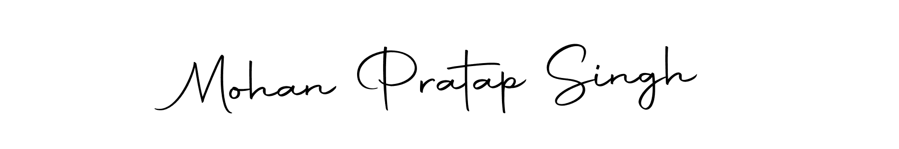 How to make Mohan Pratap Singh name signature. Use Autography-DOLnW style for creating short signs online. This is the latest handwritten sign. Mohan Pratap Singh signature style 10 images and pictures png