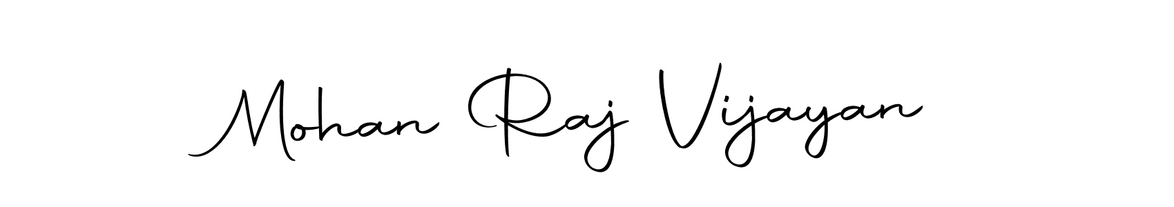 Make a beautiful signature design for name Mohan Raj Vijayan. With this signature (Autography-DOLnW) style, you can create a handwritten signature for free. Mohan Raj Vijayan signature style 10 images and pictures png
