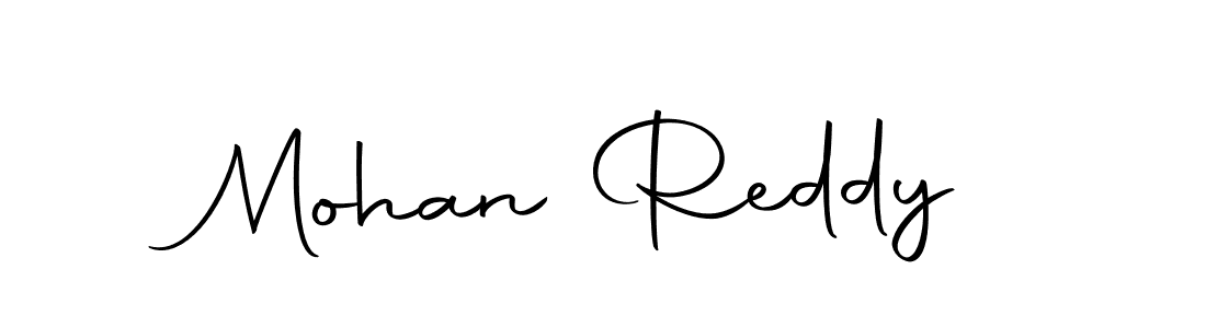 How to make Mohan Reddy name signature. Use Autography-DOLnW style for creating short signs online. This is the latest handwritten sign. Mohan Reddy signature style 10 images and pictures png