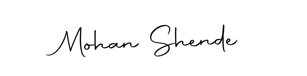 Mohan Shende stylish signature style. Best Handwritten Sign (Autography-DOLnW) for my name. Handwritten Signature Collection Ideas for my name Mohan Shende. Mohan Shende signature style 10 images and pictures png