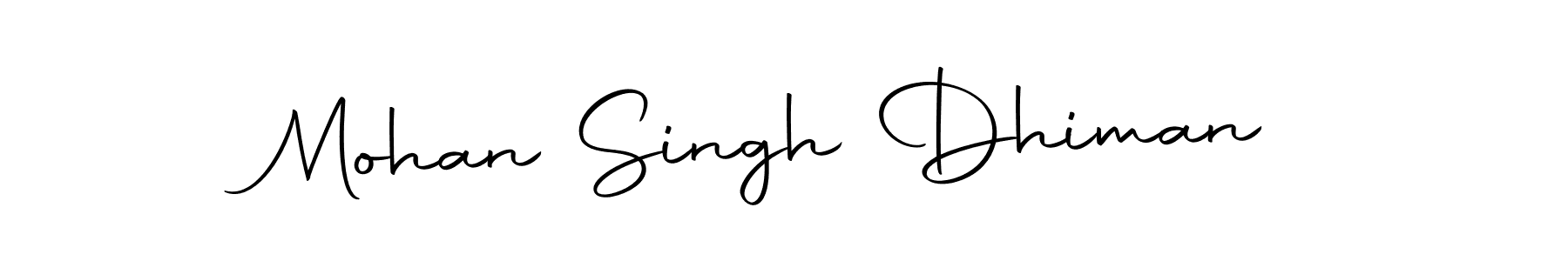 Use a signature maker to create a handwritten signature online. With this signature software, you can design (Autography-DOLnW) your own signature for name Mohan Singh Dhiman. Mohan Singh Dhiman signature style 10 images and pictures png