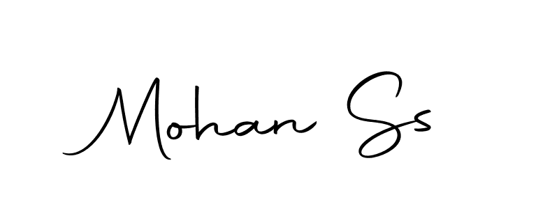 How to make Mohan Ss name signature. Use Autography-DOLnW style for creating short signs online. This is the latest handwritten sign. Mohan Ss signature style 10 images and pictures png