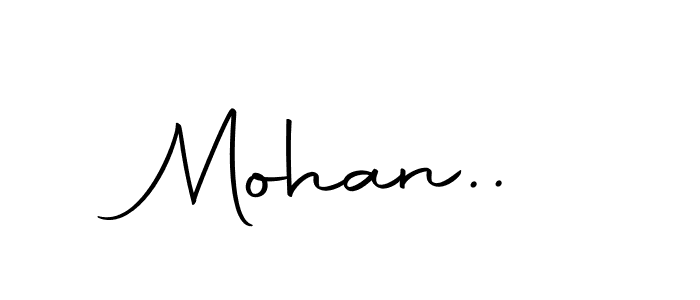 if you are searching for the best signature style for your name Mohan... so please give up your signature search. here we have designed multiple signature styles  using Autography-DOLnW. Mohan.. signature style 10 images and pictures png