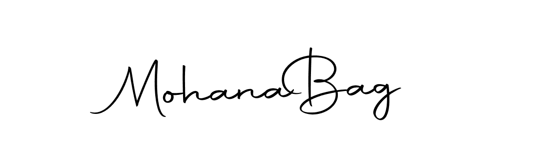 How to make Mohana  Bag signature? Autography-DOLnW is a professional autograph style. Create handwritten signature for Mohana  Bag name. Mohana  Bag signature style 10 images and pictures png