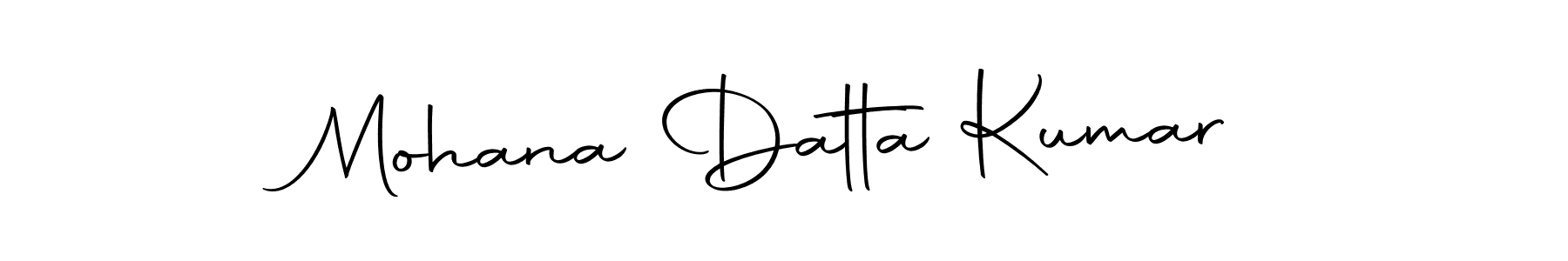 Design your own signature with our free online signature maker. With this signature software, you can create a handwritten (Autography-DOLnW) signature for name Mohana Datta Kumar. Mohana Datta Kumar signature style 10 images and pictures png