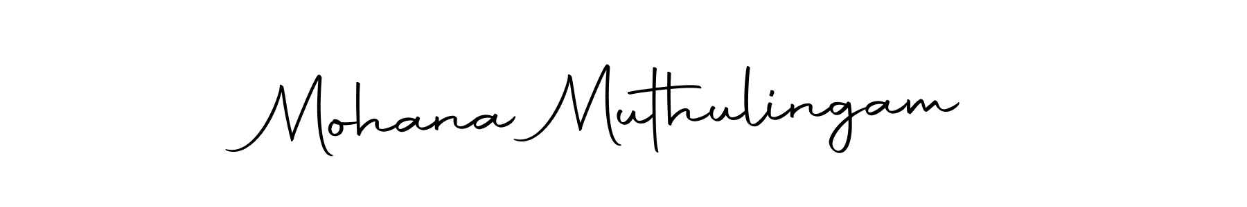 Use a signature maker to create a handwritten signature online. With this signature software, you can design (Autography-DOLnW) your own signature for name Mohana Muthulingam. Mohana Muthulingam signature style 10 images and pictures png