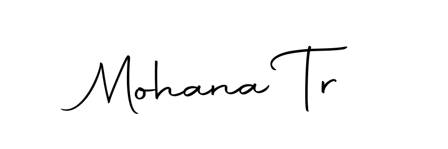 Mohana Tr stylish signature style. Best Handwritten Sign (Autography-DOLnW) for my name. Handwritten Signature Collection Ideas for my name Mohana Tr. Mohana Tr signature style 10 images and pictures png